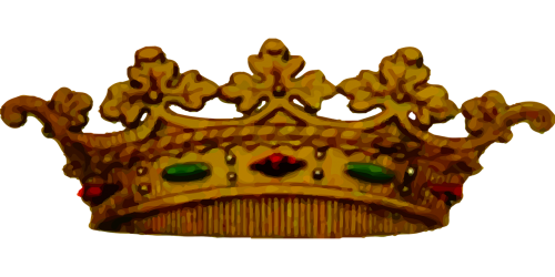 Karūna, Brangakmenis, Papuošalai, Papuošalai, Karalius, Monarchas, Monarchija, Karalienė, Nemokama Vektorinė Grafika