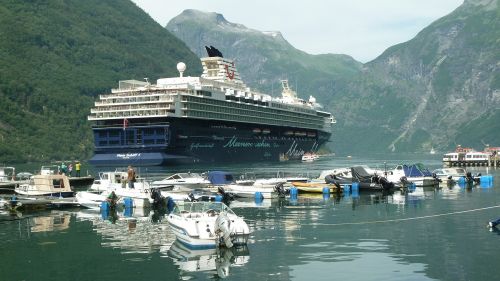 Kruizas, Laivas, Norvegija, Geirangerfjord