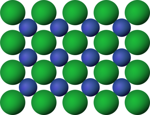 Kristalinė Struktūra, Nacl, Cheminis, Chemija, Druska, Nemokama Vektorinė Grafika