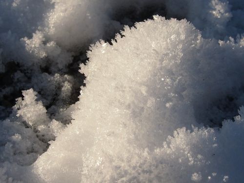 Kristalai, Sniegas, Didelis Kontrastas