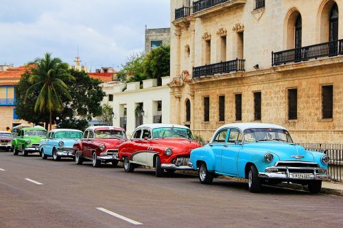 Kuba, Havana, Oldtimer, Automatinis, Transporto Priemonė, Kubos, Automobiliai, Karibai, Chevrolet