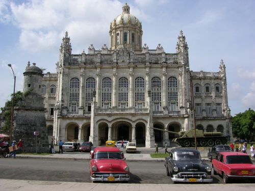 Kuba, Pastatas, Automobiliai, Rezervuaras