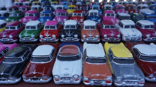 Kuba, Suvenyras, Vintage, Automobiliai