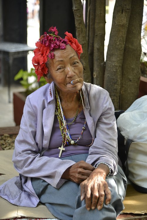Kuba,  Cigarų,  Havana,  Kubos,  Moteris,  Veidas,  Portretas