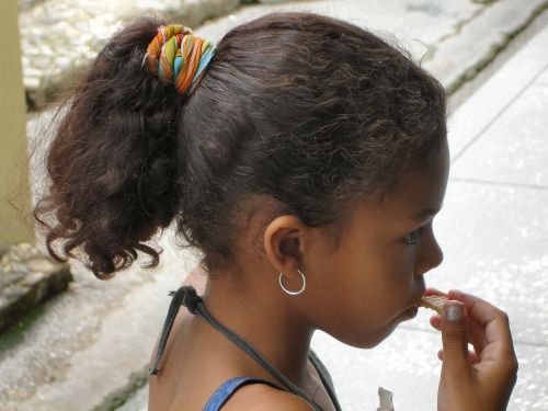 Kuba, Vaikas, Mergaitė, Profilis, Uodeginis Petys, Mielas