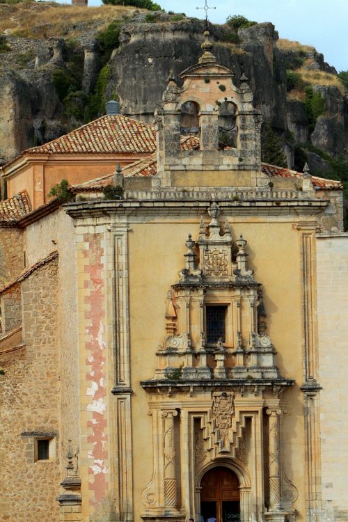 Cuenca, Ispanija, Bažnyčia, Architektūra, Orientyras, Ispanų, Kultūra, Senas, Miestas, Europa, Pastatas, Istorinis, Fasadas, Eksterjeras