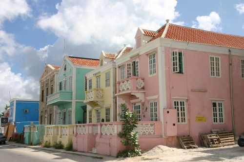 Curacao, Architektūra, C, Karibai, Spalvinga, Centro, Stilius