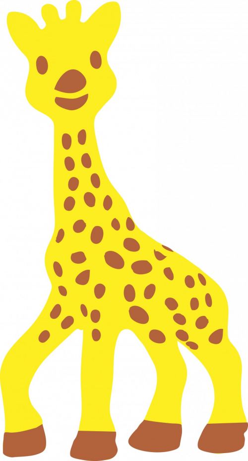 Žirafa,  Kūdikis,  Jaunas,  Mielas,  Animacinis Filmas,  Menas,  Iliustracija,  Gyvūnas,  Izoliuotas,  Balta,  Fonas,  Laimingas,  Linksma,  Juokinga,  Laisvas,  Viešasis & Nbsp,  Domenas,  Miela Žirafa