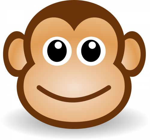 Animacinis Filmas,  Beždžionė,  Veidas,  Animacija,  Izoliuotas,  Fonas,  Primatas,  Ape,  Gyvūnas,  Mielas Beždžionių Veidas