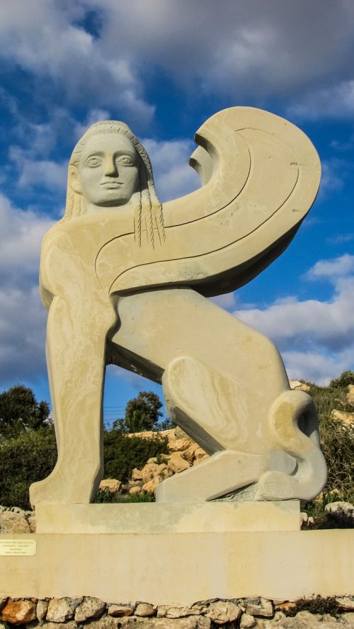 Kipras, Ayia Napa, Skulptūrų Parkas, Sfinksas