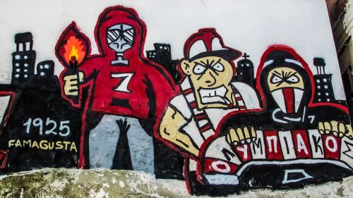 Kipras, Paralimni, Grafiti, Gerbėjai, Chuliganai, Futbolas