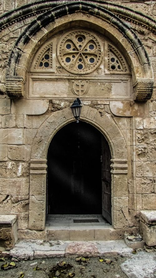 Kipras, Ayia Napa, Vienuolynas, Viduramžių, Įėjimas, Durys, Architektūra, Akmuo