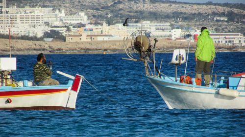 Kipras, Ayia Napa, Žvejyba, Žvejybos Laivas, Žvejys, Kolega