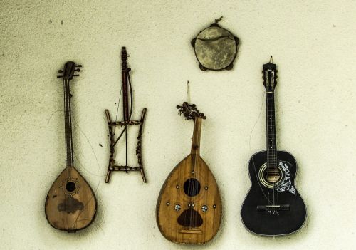 Kipras, Muzikos Instrumentai, Tradicinis, Luta, Lyre, Outi, Gitara, Tabor
