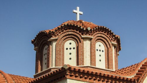 Kipras, Paralimni, Ayios Markos, Bažnyčia, Ortodoksas, Architektūra, Kupolas