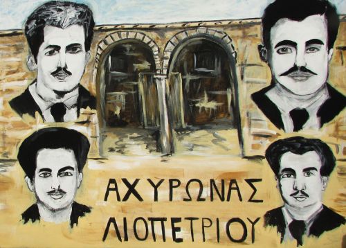 Kipras, Liopetri, Grafiti, Herojai, Achyronas, Istorinė Vieta, Kova Už Nepriklausomybę, Eoka, Mokykla
