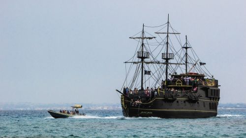 Kipras, Ayia Napa, Kruizinis Laivas, Turizmas, Laisvalaikis, Piratų Laivas