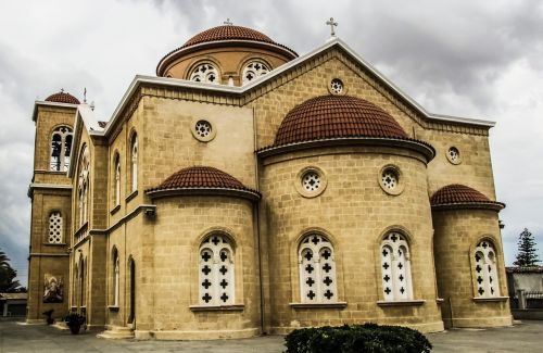 Kipras, Athienou, Panagija, Bažnyčia, Ortodoksas, Religija, Architektūra