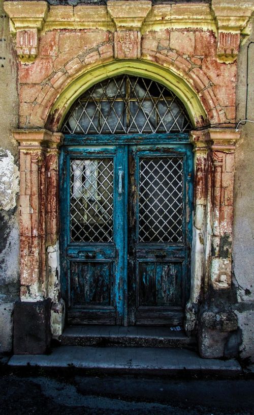 Kipras, Aradippou, Senas Namas, Įėjimas, Durys, Architektūra, Tradicinis