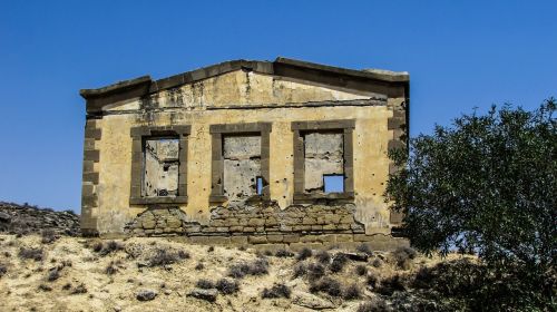 Kipras, Ayios Sozomenos, Kaimas, Paliktas, Apleistas, Senas, Architektūra, Griuvėsiai