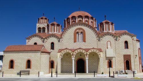 Kipras, Paralimni, Ayia Varvara, Bažnyčia, Ortodoksas, Architektūra, Religija