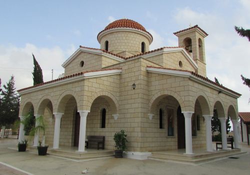 Kipras, Sotira, Bažnyčia, Ayia Paraskevi, Architektūra, Kupolas, Religija, Ortodoksas, Krikščionybė