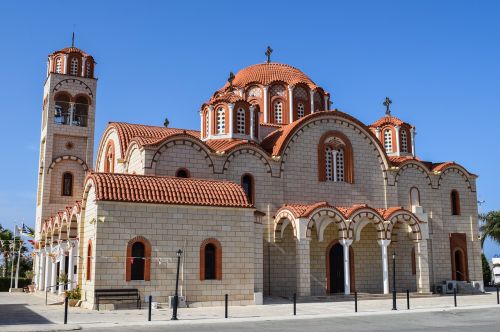 Kipras, Paralimni, Ayia Varvara, Bažnyčia, Ortodoksas, Architektūra, Religija, Krikščionybė