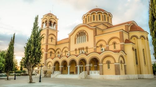 Kipras, Paralimni, Bažnyčia, Architektūra, Religija, Ortodoksas, Krikščionybė, Ayios Dimitrios