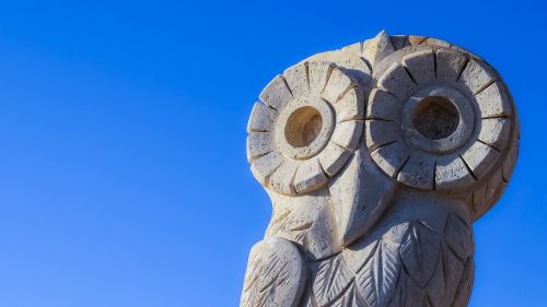 Kipras, Ayia Napa, Skulptūrų Parkas, Pelėdos, Išmintis, Simbolis
