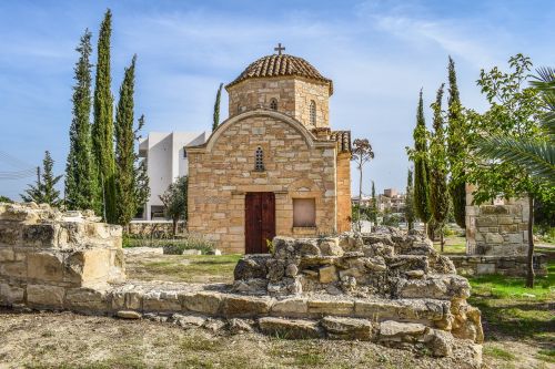 Kipras, Tersefanou, Ayios Dimitrianos, Bažnyčia, Architektūra, Religija, Ortodoksas, Krikščionybė, Akmuo Pastatytas