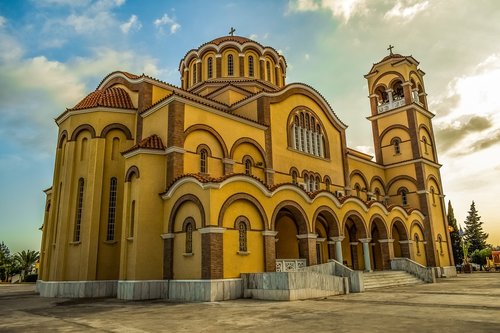 Kipras,  Paralimni,  Ayios Dimitrios,  Bažnyčia,  Stačiatikių,  Architektūra,  Religija,  Krikščionybė