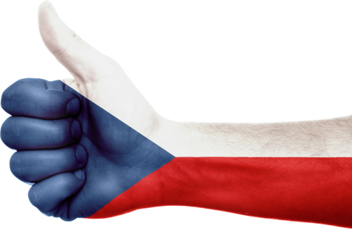 Čekijos Respublika, Vėliava, Ranka, Nacionalinis, Pirštai, Patriotinis, Patriotizmas, Europietis, Europa, Gestas, Nykščiai Aukštyn