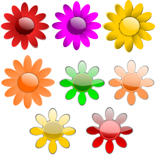 Rozės, Gėlės, Blizgesys, Žiedas, Žydėti, Spalva, Pavasaris, Nemokama Vektorinė Grafika