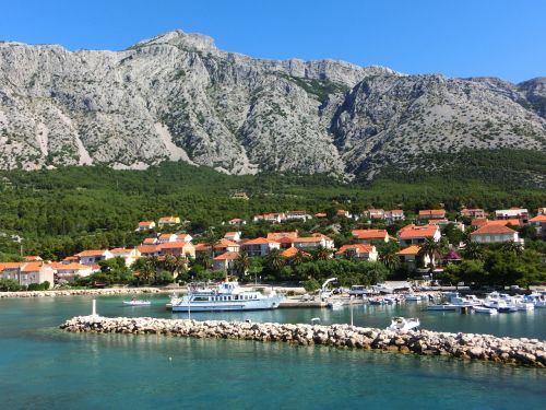 Dalmatija, Adrijos Jūra, Kalnas, Žvejų Kaimelis, Orbeninė, Kalno Sielos Eiles