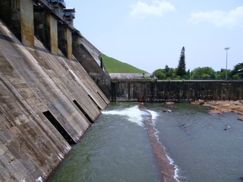 Užtvankos, Hemavathi Upė, Turistų Atrakcijos, Goruras, Hassan, Karnataka, Indija