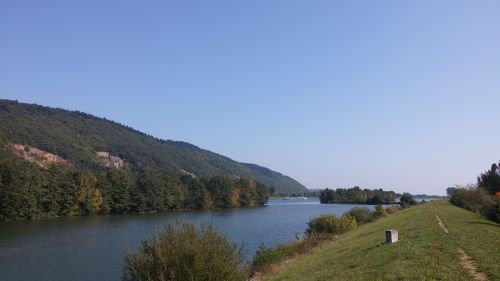 Danube, Upė, Dangus, Gamta, Vanduo, Bavarija