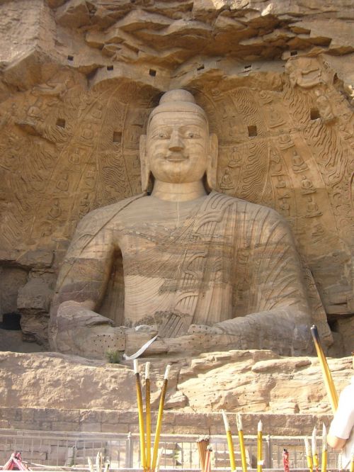 Datong, Kinija, Buda, Statula, Jungang Grottoes
