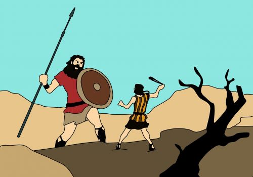 Davidas Ir Goliatas, Biblija, Jėga, Kovoti