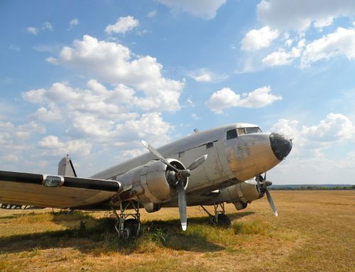 Dc-3, Orlaivis, Senas, Klasikinis, Vintage, Oro Lėktuvas, Propelerio Plokštuma, Propeleris