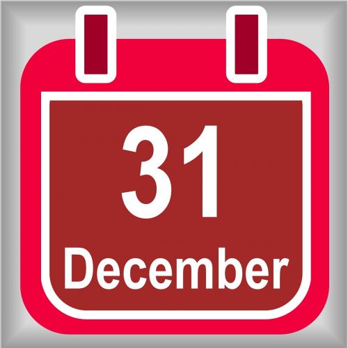 Gruodžio 31 D ., Kalendorius, Raudona, Gruodžio Mėn ., Data, Diena, Mėnuo, Naujieji Metai, Išvakarės, Naujųjų Metų Vakaras, Naujas, Metai