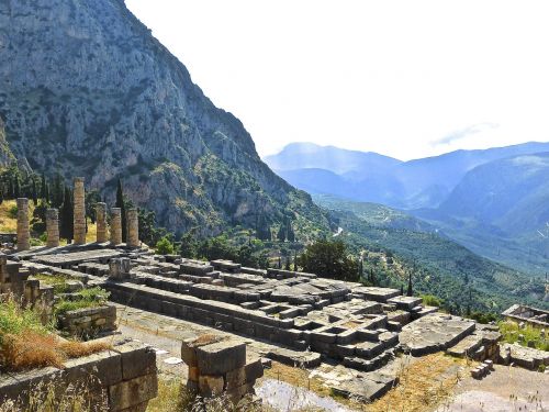 Delphi, Griuvėsiai, Graikų Kalba, Kalnas, Senovės, Architektūra, Paveldas, Turizmas, Senovinis, Istorija, Klasikinis, Istorinis, Unesco