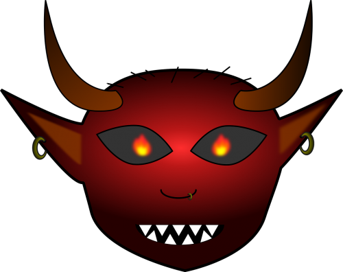 Demonas, Velnias, Monstras, Nemokama Vektorinė Grafika
