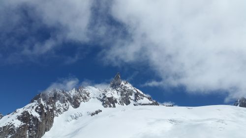 Dent Du Géant, Grand Jorasses, Aukšti Kalnai, Chamonix, Mont Blanc Group, Kalnai, Alpių, Aukščiausiojo Lygio Susitikimas, Sniegas, Aukštas, Kraštovaizdis, France, Žiemą, Alpinizmas, Šaltas