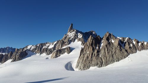 Dent Du Géant, Aiguille Du Géant, Chamonix, Serija 4000, Kalnas, Aukščiausiojo Lygio Susitikimas, Roko Taškai, Eksponuotos, Kraštovaizdis, Sniegas, Kalnai, Alpių, Alpinizmas, Įvedimas, Alpinizmas