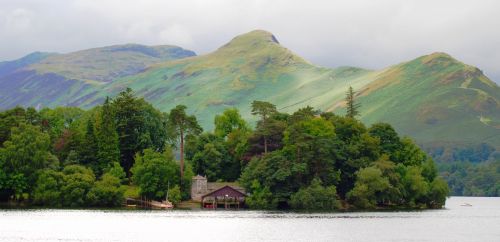 Ežeras,  Derwentwater,  Keswick,  Kambrija,  Vanduo,  Kraštovaizdis,  Derwentwater Keswick