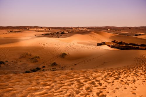 Dykuma, Marokas, Smėlio Kopa, Sausas, Kraštovaizdis