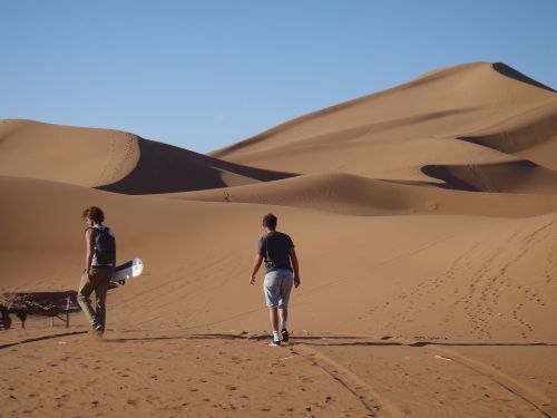 Dykuma, Sahara, Kopos, Marokas, Smėlio Įlaipinimas