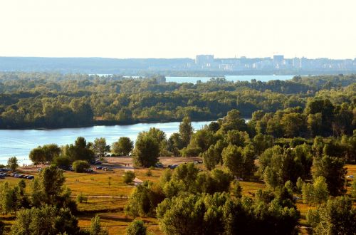 Desna, Upė, Kraštovaizdis, Vasara, Ukrainietis