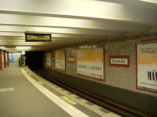 Deutschland,  Vokietija,  Berlynas,  Alexanderplatz,  Metro,  Metro Stotis,  Metro Stotis