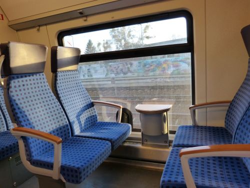 Deutsche Bahn, Sėdėti, Mėlynas, Regioninis Traukinys